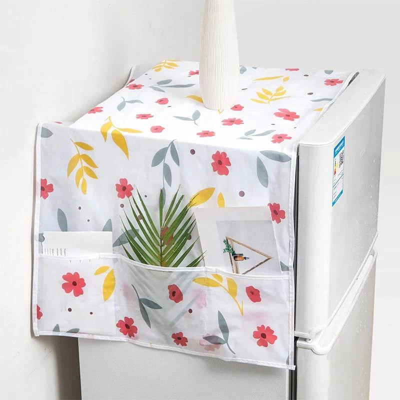 غطاء ثلاجة مع جيوب تخزين - متعدد الالوان